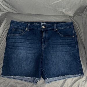 Style & Co Women's Jean Shorts - Deep Blue